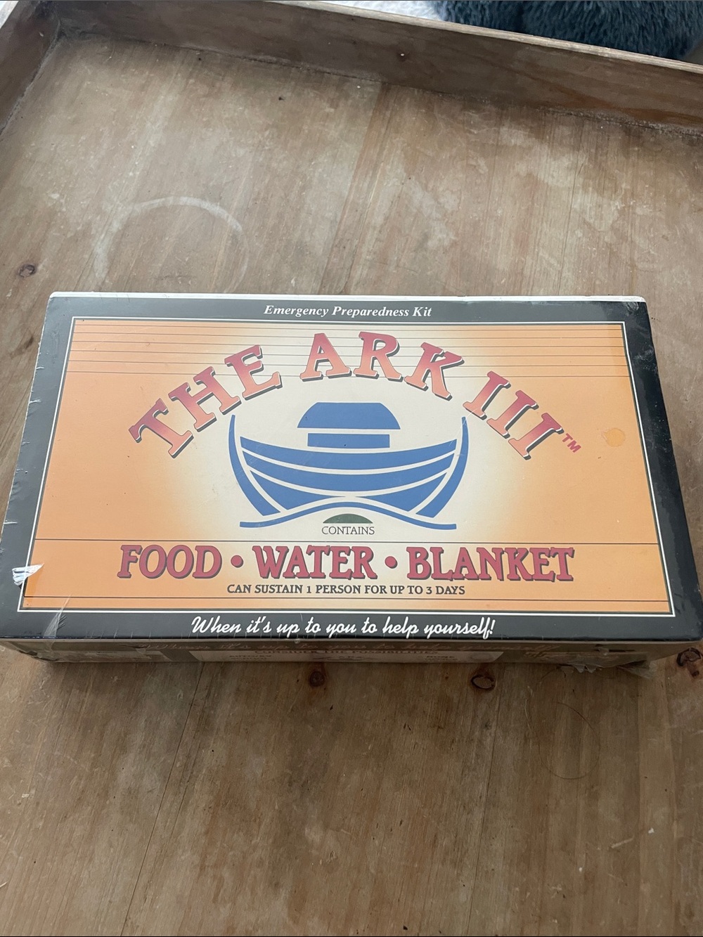 The Ark III Emergency Preparedness Kit - Orange never opened